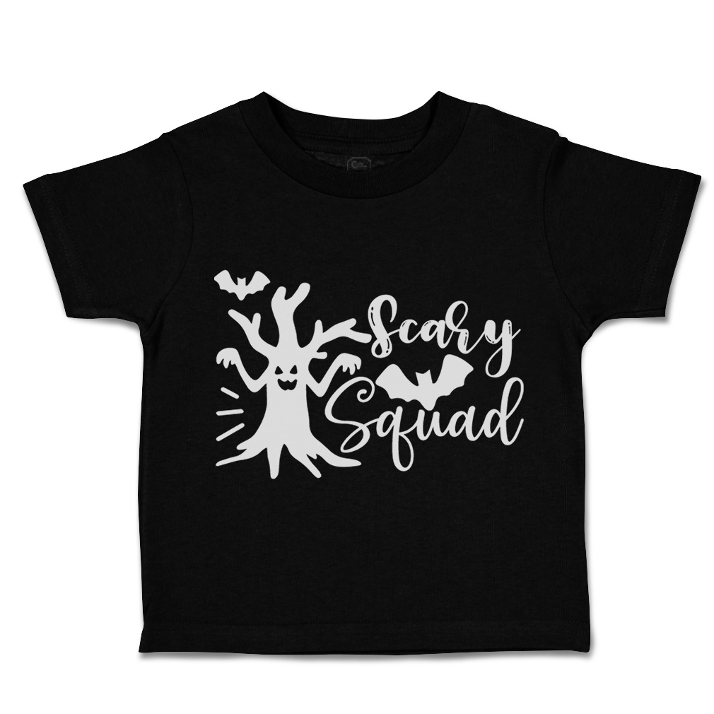 Halloween Toddler T-Shirt Scary Squad Casper Boy & Girl Clothes Baby Funny Tee - Picture 8 of 21