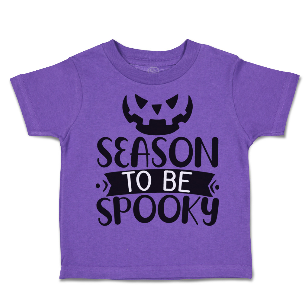 Halloween Toddler T-Shirt Season to Be Spooky Cotton Vampire Boy & Girl Clothes - Picture 15 of 21
