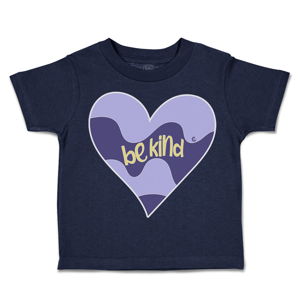 Toddler T-Shirt Be Kind Heart Cotton Boy & Girl Clothes Funny Tee - Picture 9 of 14