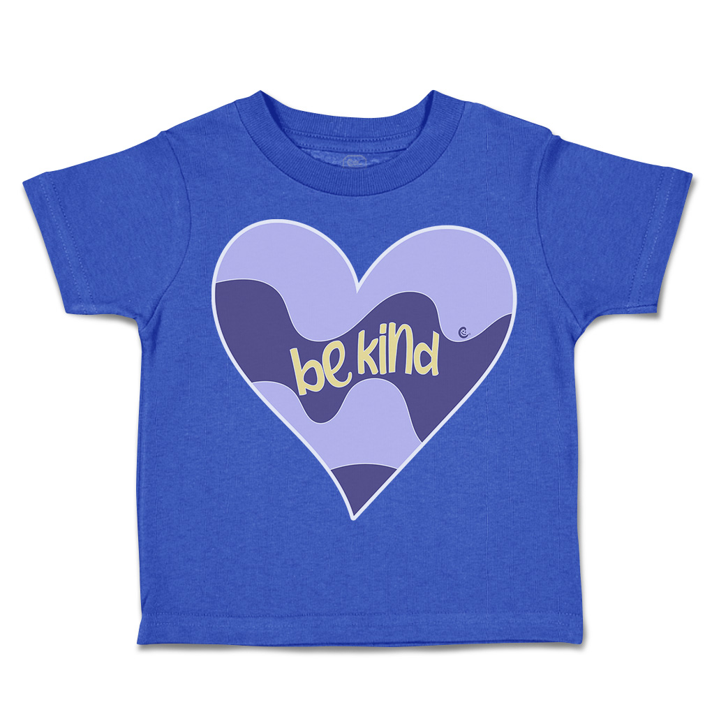 Toddler T-Shirt Be Kind Heart Cotton Boy & Girl Clothes Funny Tee - Picture 12 of 14