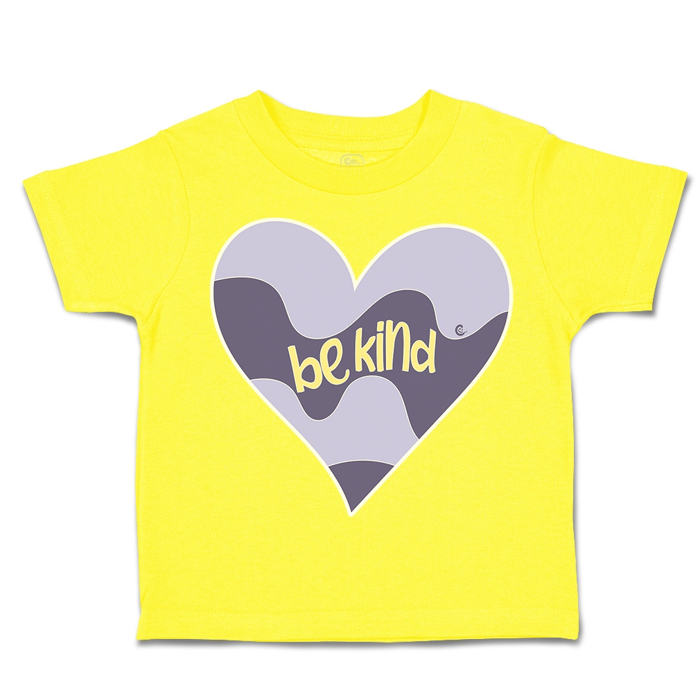 Toddler T-Shirt Be Kind Heart Cotton Boy & Girl Clothes Funny Tee - Picture 14 of 14