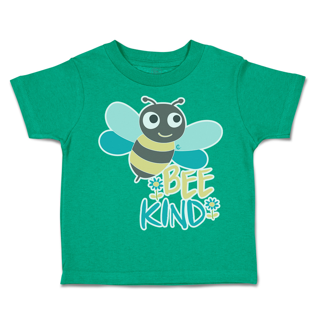 Toddler T-Shirt Be Kind Honey Bee Flowers Cotton Boy & Girl Clothes Funny Tee - Picture 8 of 14