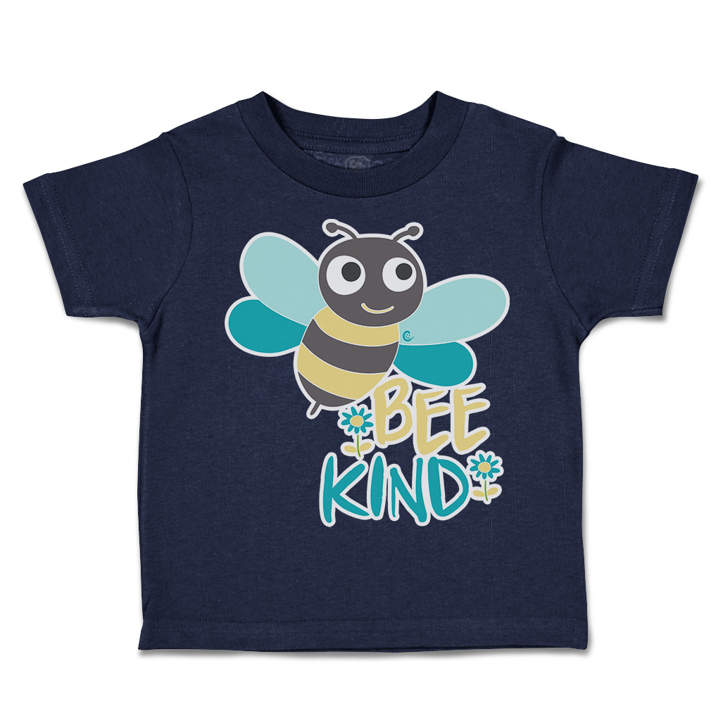 Toddler T-Shirt Be Kind Honey Bee Flowers Cotton Boy & Girl Clothes Funny Tee - Picture 9 of 14