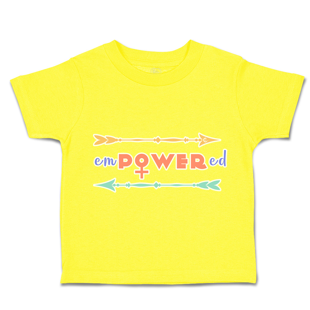 Toddler T-Shirt Empowered Arrow Positive Cotton Boy & Girl Clothes Funny Tee - Picture 14 of 14