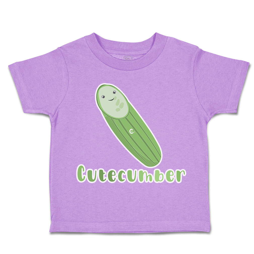 Toddler T-Shirt Cute Cucumber Cotton Boy & Girl Clothes Funny Tee - Picture 5 of 14