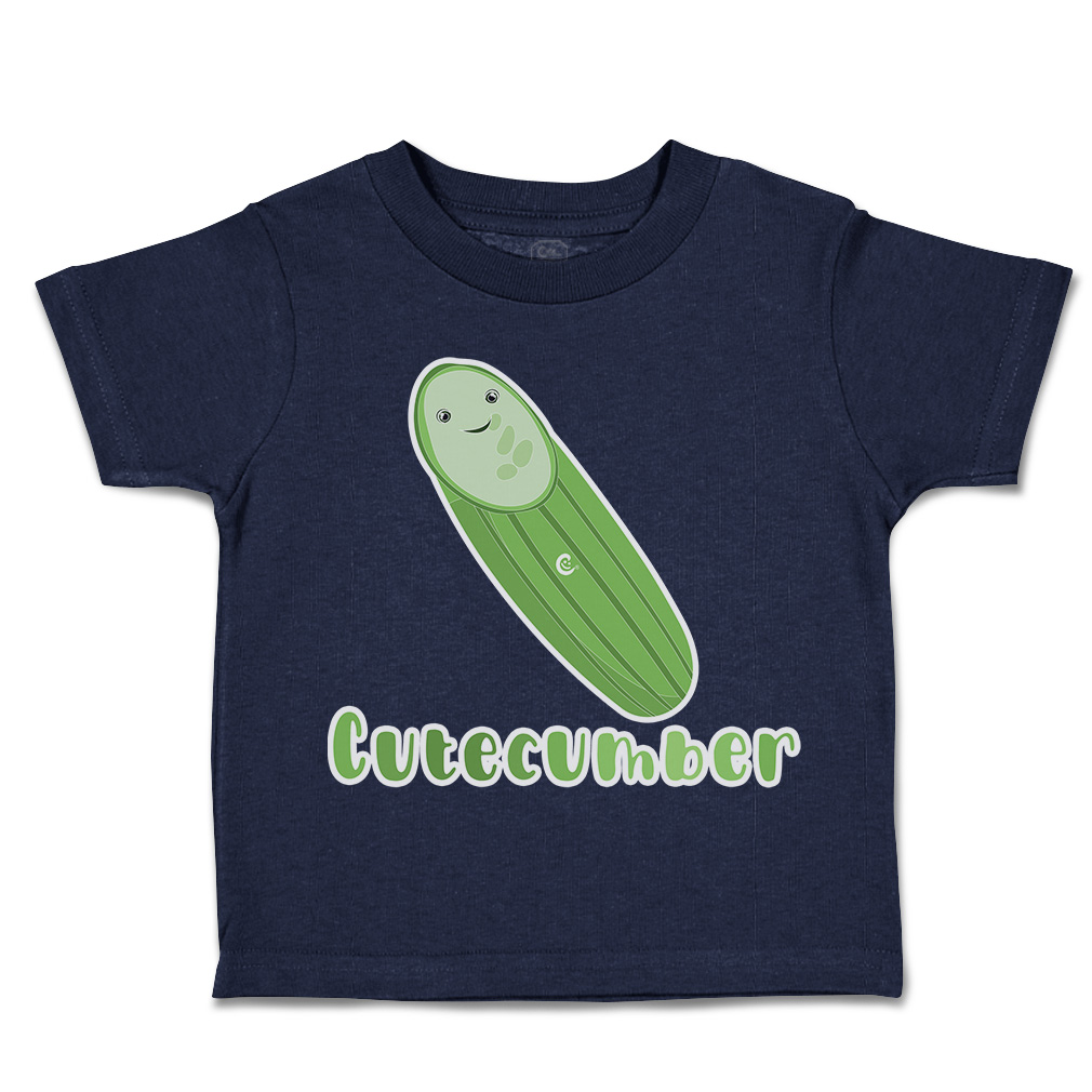 Toddler T-Shirt Cute Cucumber Cotton Boy & Girl Clothes Funny Tee - Picture 9 of 14