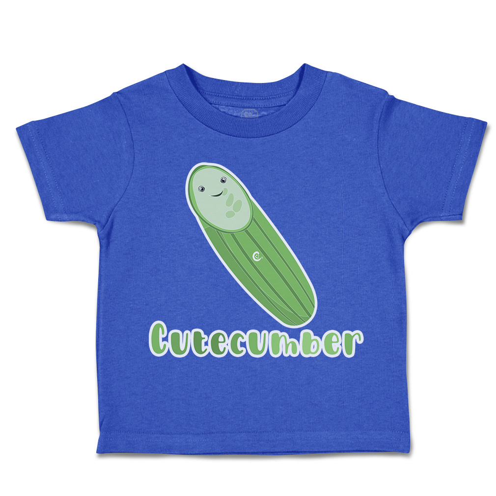 Toddler T-Shirt Cute Cucumber Cotton Boy & Girl Clothes Funny Tee - Picture 12 of 14