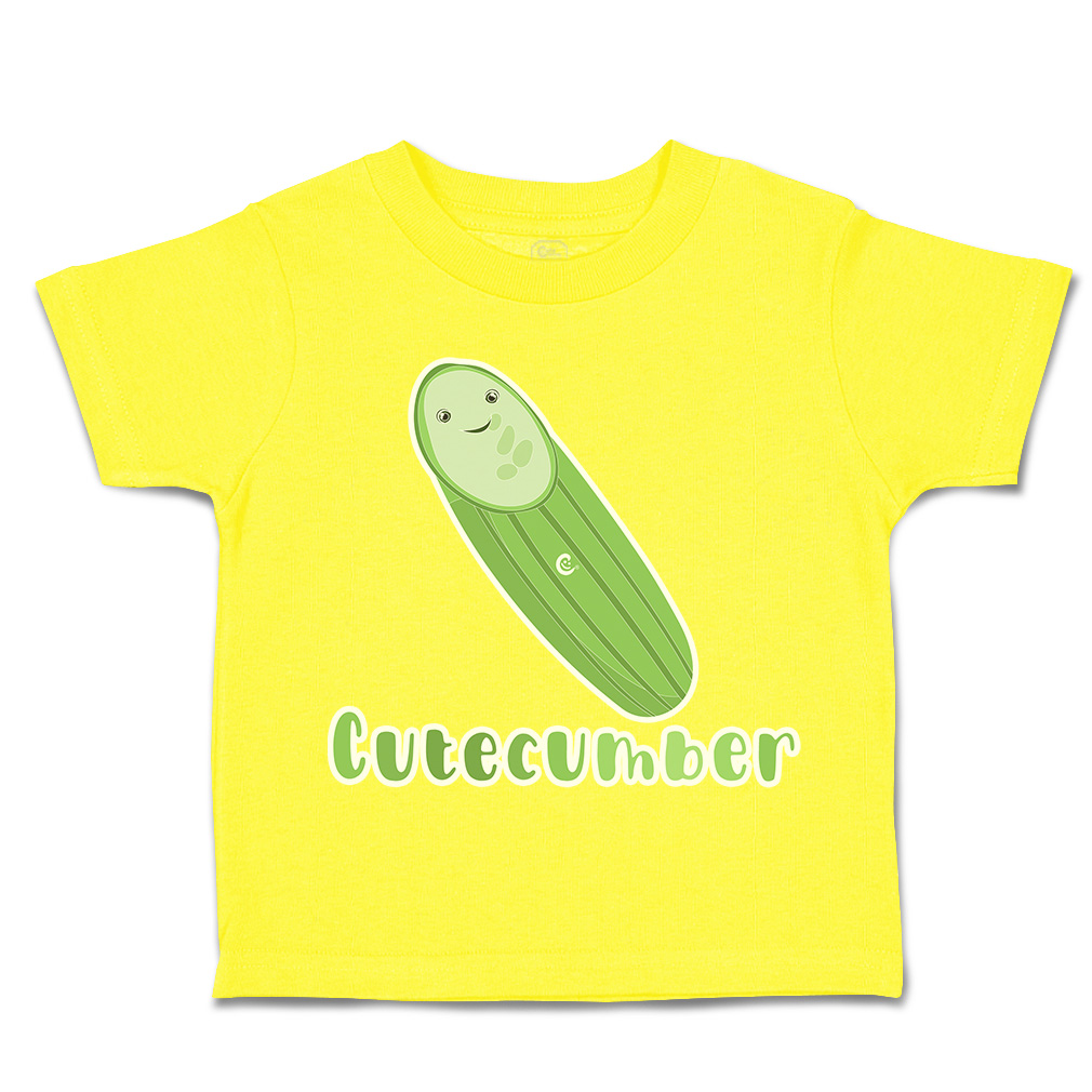 Toddler T-Shirt Cute Cucumber Cotton Boy & Girl Clothes Funny Tee - Picture 14 of 14