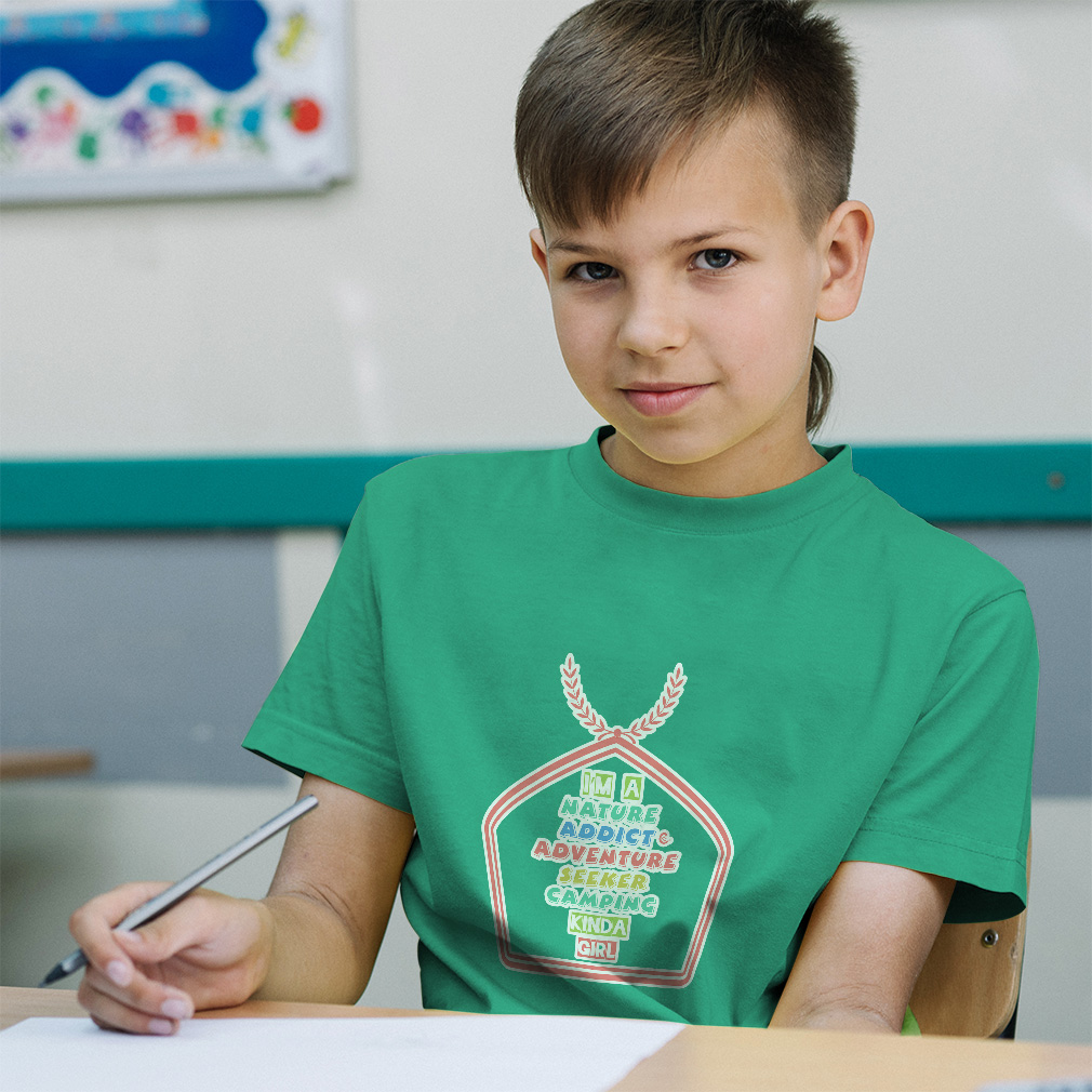Toddler T-Shirt Nature Addict Adventure Seeker Camping Girl Boy & Girl Clothes - Picture 4 of 14