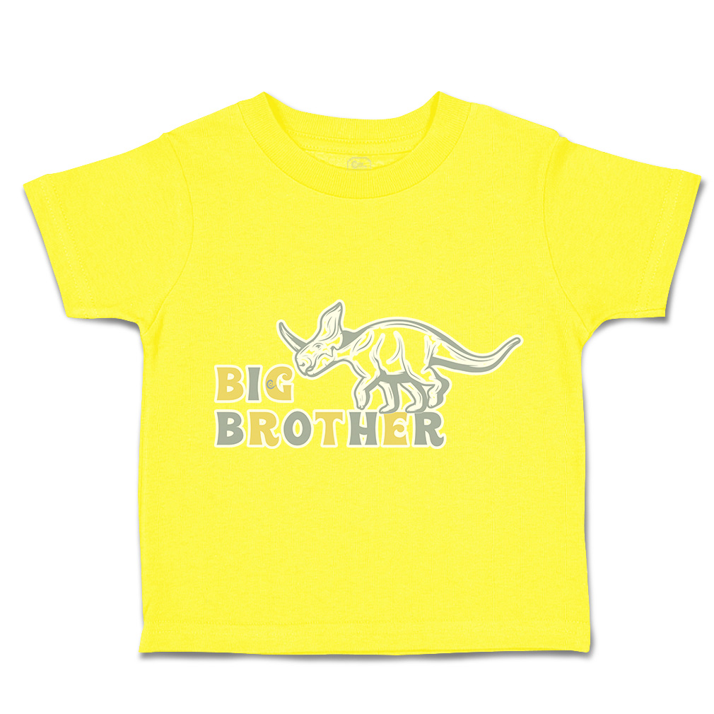 Toddler T-Shirt Big Brother Dinosaur Cotton Boy & Girl Clothes Funny Tee - Picture 14 of 14