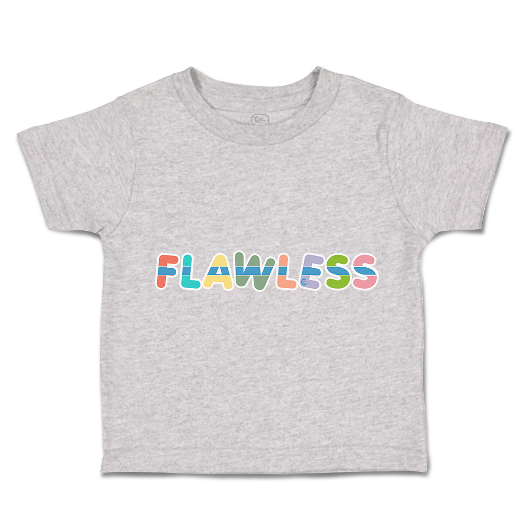 Toddler T-Shirt Flawless Cotton Boy & Girl Clothes Funny Tee - Picture 10 of 14