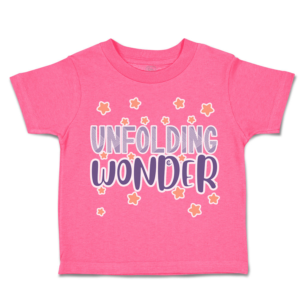Toddler T-Shirt Unfolding Wonder Stars Cotton Boy & Girl Clothes Funny Tee - Picture 7 of 14