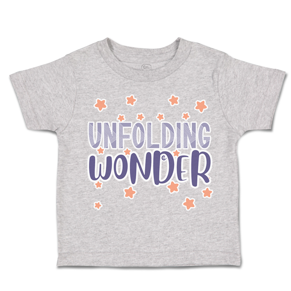 Toddler T-Shirt Unfolding Wonder Stars Cotton Boy & Girl Clothes Funny Tee - Picture 10 of 14
