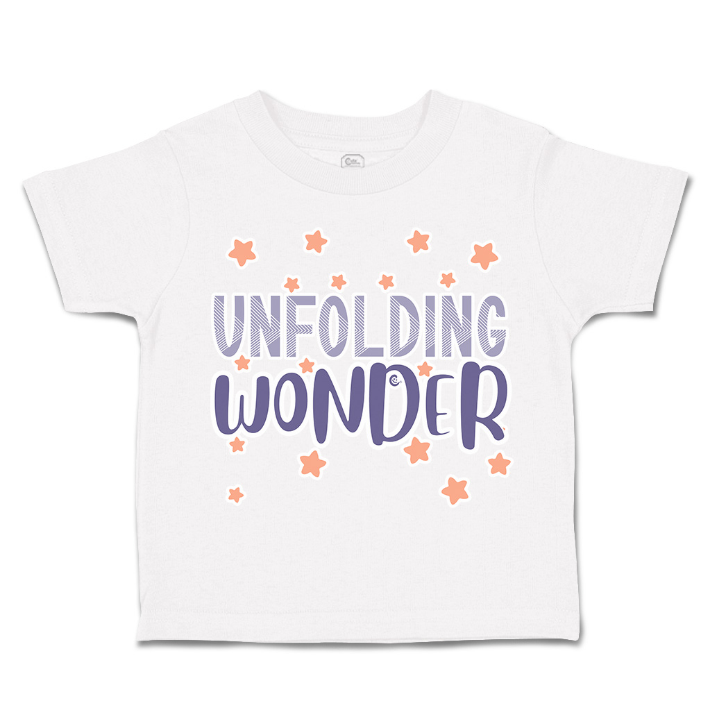 Toddler T-Shirt Unfolding Wonder Stars Cotton Boy & Girl Clothes Funny Tee - Picture 13 of 14