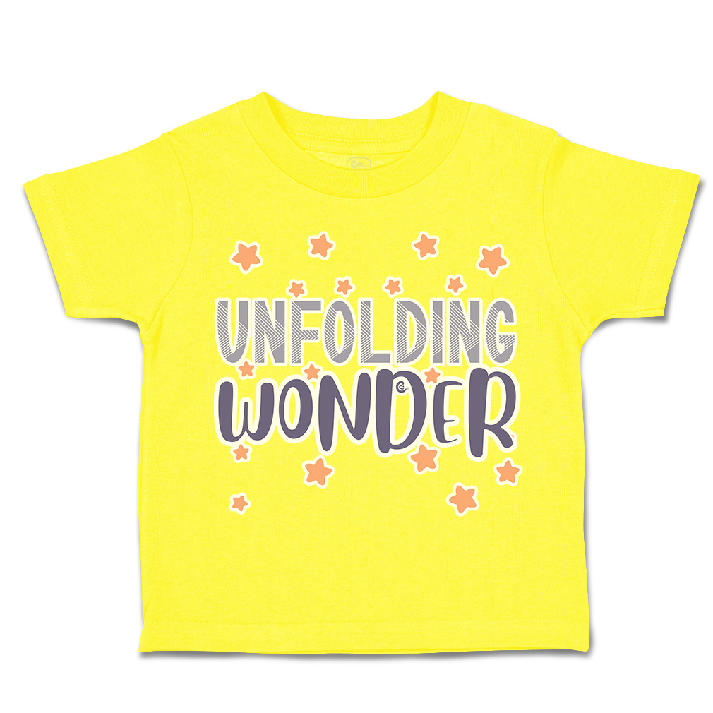 Toddler T-Shirt Unfolding Wonder Stars Cotton Boy & Girl Clothes Funny Tee - Picture 14 of 14