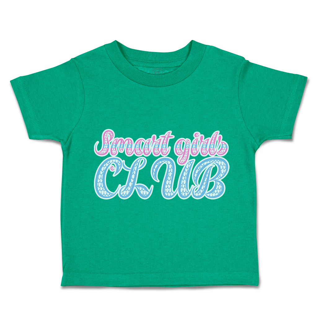 Toddler T-Shirt Smart Girls Club Cotton Boy & Girl Clothes Funny Tee - Picture 8 of 14