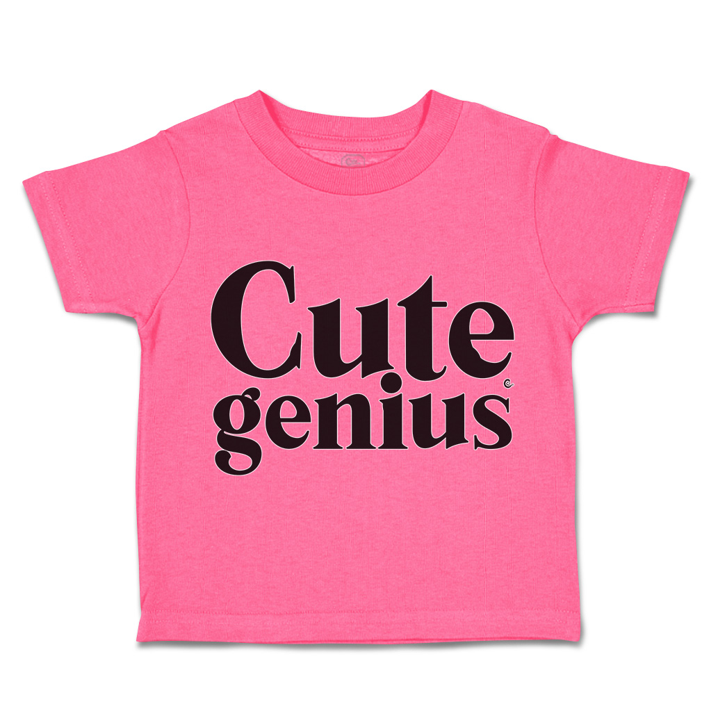Toddler T-Shirt Cute Genius Cotton Boy & Girl Clothes Funny Tee - Picture 7 of 14