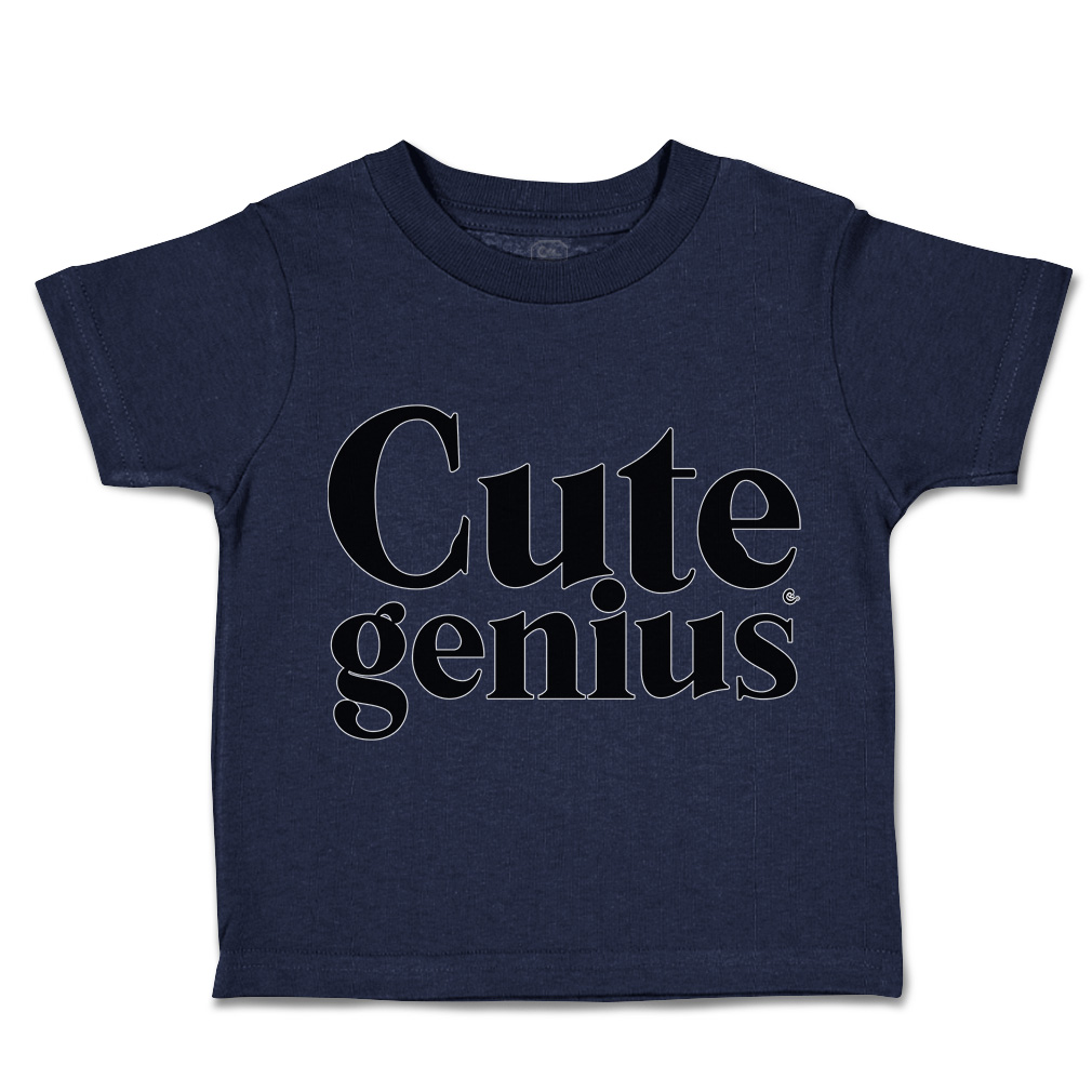 Toddler T-Shirt Cute Genius Cotton Boy & Girl Clothes Funny Tee - Picture 9 of 14