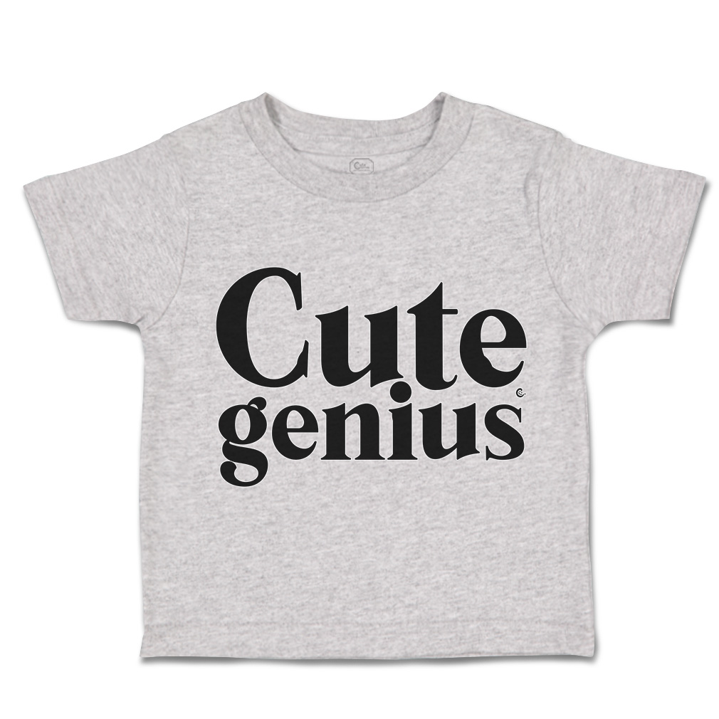 Toddler T-Shirt Cute Genius Cotton Boy & Girl Clothes Funny Tee - Picture 10 of 14