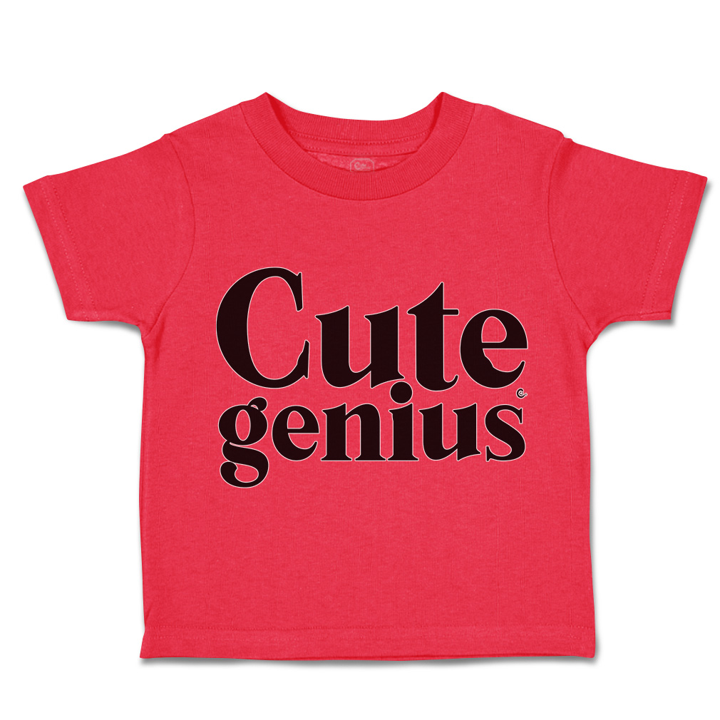 Toddler T-Shirt Cute Genius Cotton Boy & Girl Clothes Funny Tee - Picture 11 of 14