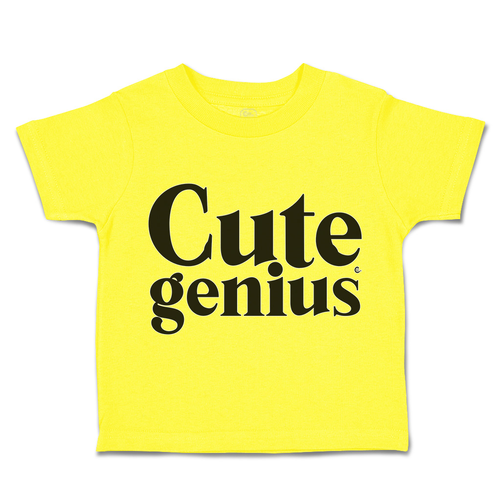 Toddler T-Shirt Cute Genius Cotton Boy & Girl Clothes Funny Tee - Picture 14 of 14