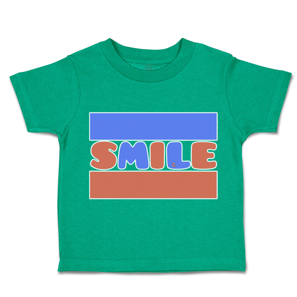 Toddler T-Shirt Smile B Cotton Boy & Girl Clothes Funny Tee - Picture 8 of 14