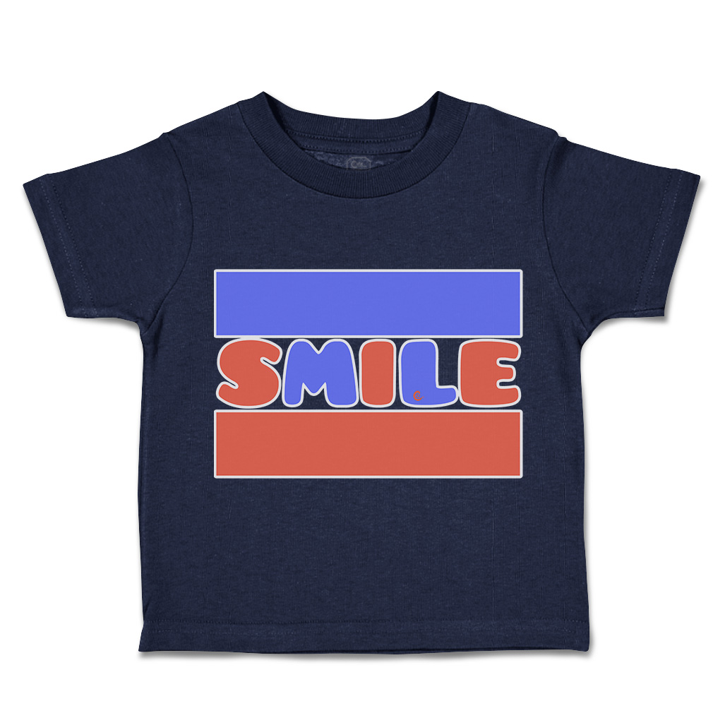 Toddler T-Shirt Smile B Cotton Boy & Girl Clothes Funny Tee - Picture 9 of 14