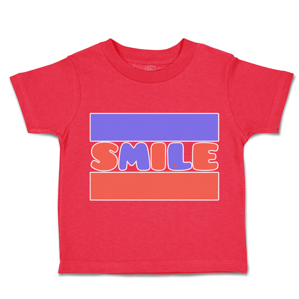 Toddler T-Shirt Smile B Cotton Boy & Girl Clothes Funny Tee - Picture 11 of 14