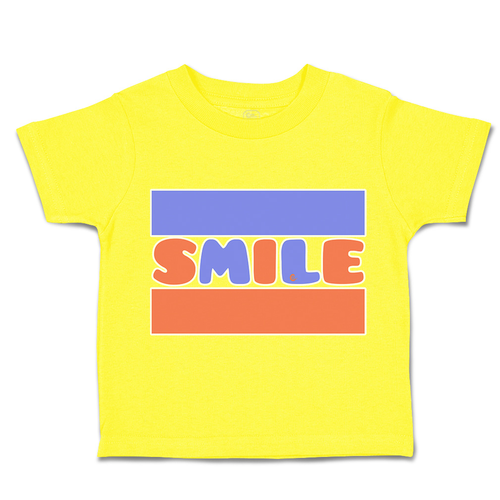 Toddler T-Shirt Smile B Cotton Boy & Girl Clothes Funny Tee - Picture 14 of 14