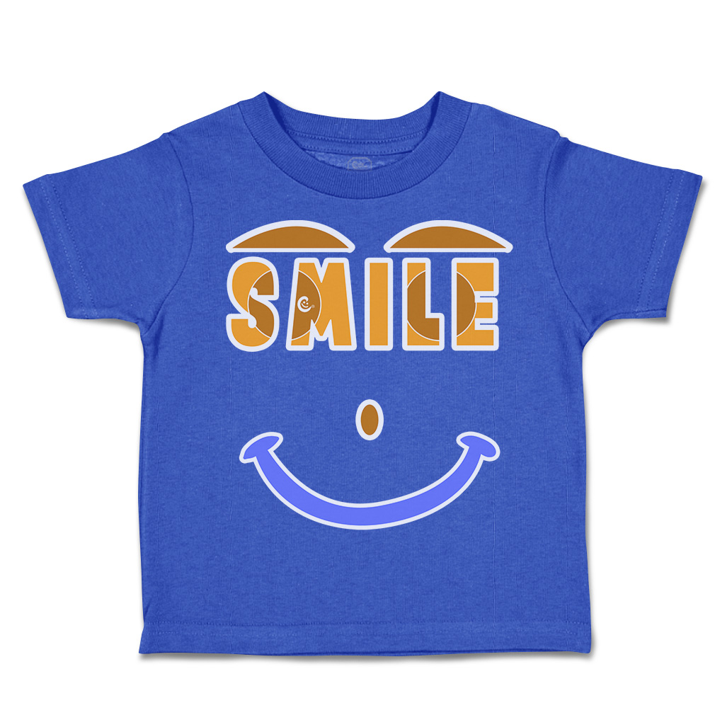 Toddler T-Shirt Smile C Cotton Boy & Girl Clothes Funny Tee - Picture 12 of 14