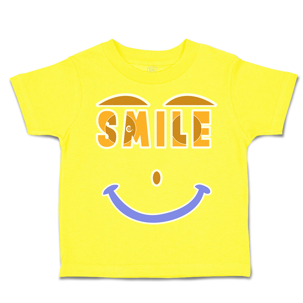 Toddler T-Shirt Smile C Cotton Boy & Girl Clothes Funny Tee - Picture 14 of 14