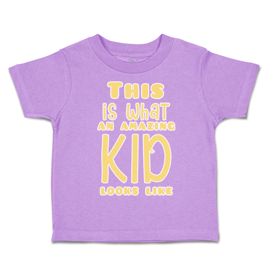 Toddler T-Shirt This Is What An Amazing Kid Looks like Cotton Boy & Girl Clothes - Picture 5 of 14