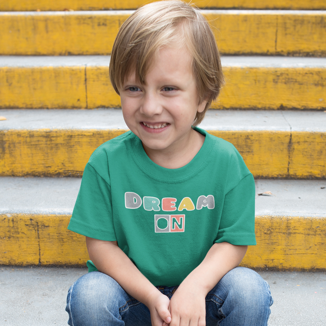 Toddler T-Shirt Dream on Cotton Boy & Girl Clothes Funny Tee - Picture 2 of 14