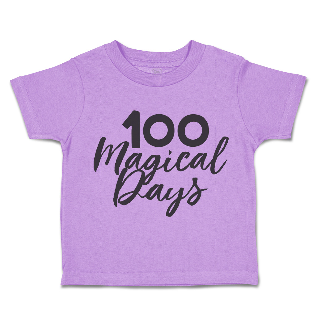 Toddler T-Shirt 100 Magical Days Back to Class Boy & Girl Clothes Baby Funny Tee - Picture 5 of 14