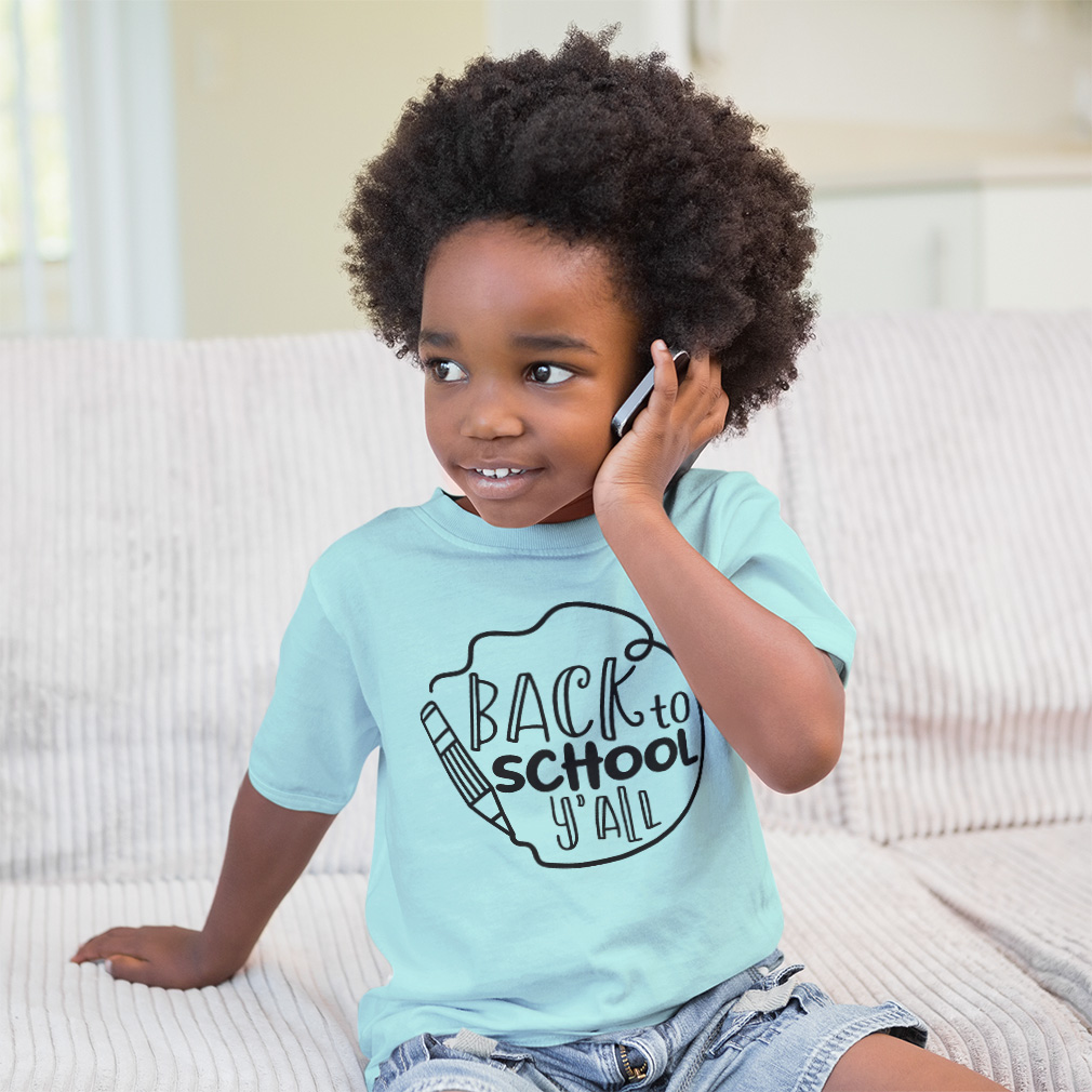 Toddler T-Shirt Back to School Y'All Cotton Back to Class Boy & Girl Clothes - Picture 4 of 14