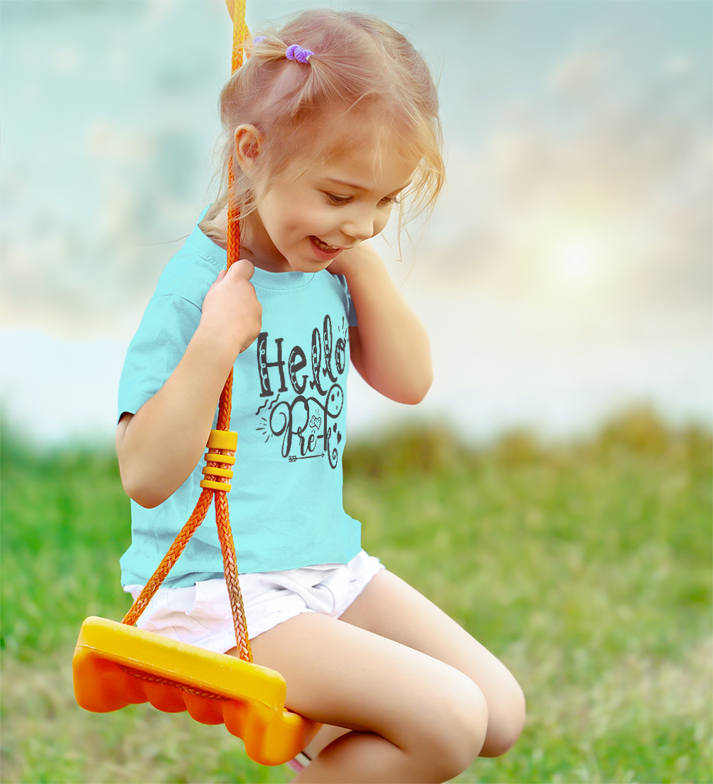 Toddler T-Shirt Hello Pre-K Style A Cotton Back to Class Boy & Girl Clothes - Picture 2 of 14