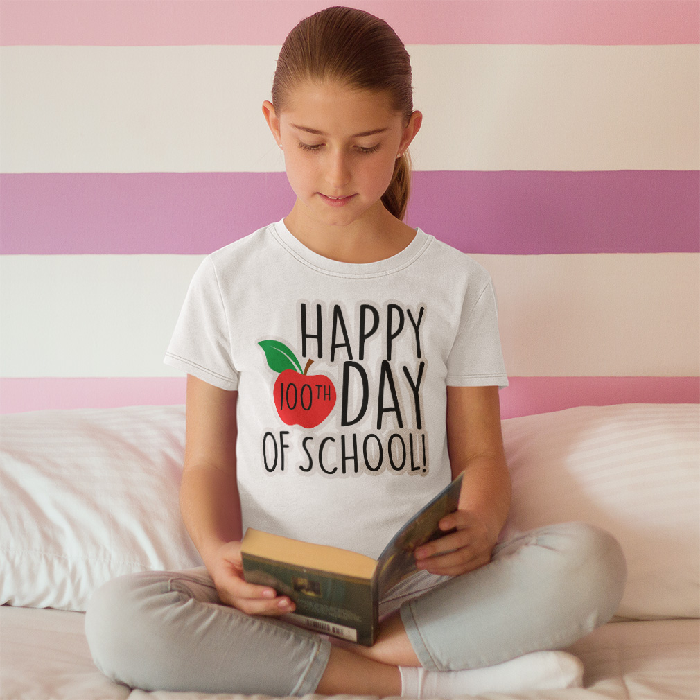 Toddler T-Shirt Happy 100Th Day of School Back to Class Boy & Girl Clothes - Picture 3 of 14