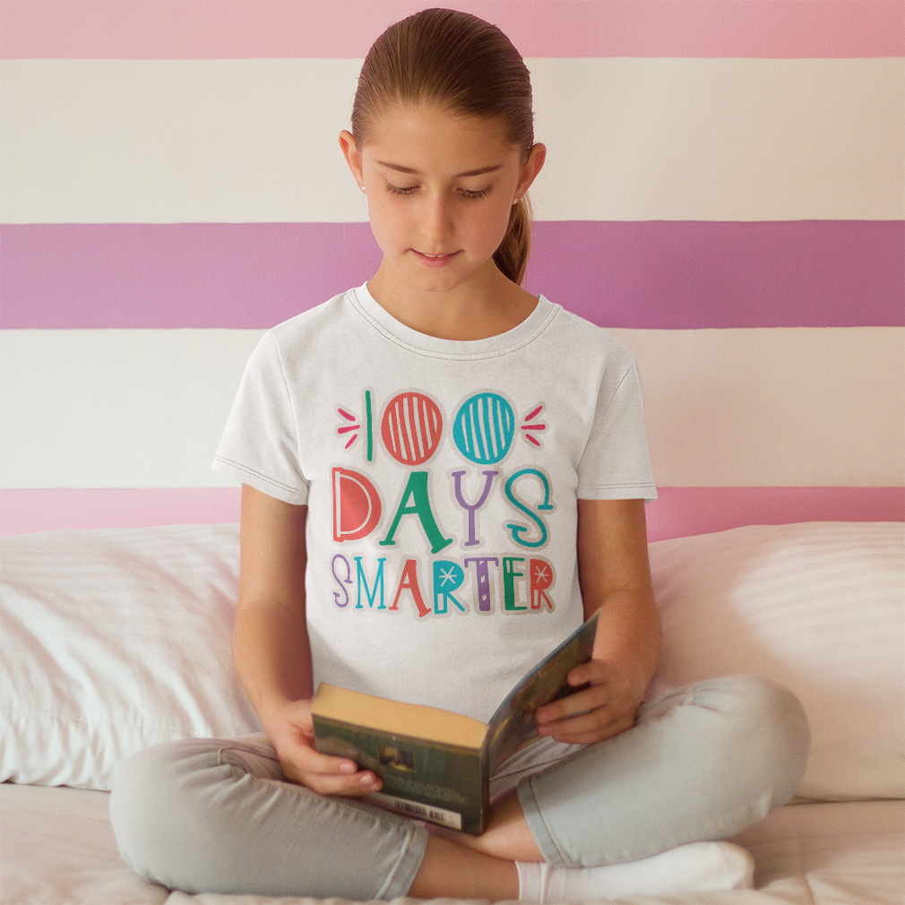 Toddler T-Shirt 100 Days Smarter Style G Cotton Back to Class Boy & Girl Clothes - Picture 2 of 14