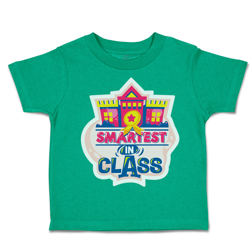 Toddler T-Shirt School Smartest in Class Cotton Back to Class Boy & Girl Clothes - Picture 9 of 14