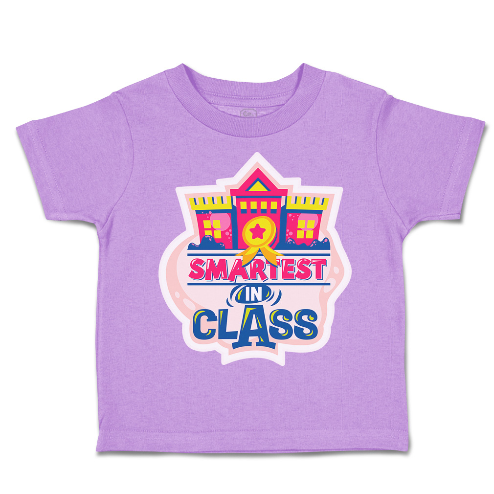 Toddler T-Shirt School Smartest in Class Cotton Back to Class Boy & Girl Clothes - Picture 5 of 14