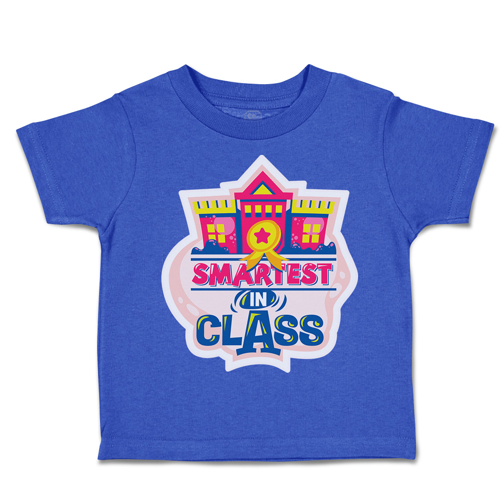 Toddler T-Shirt School Smartest in Class Cotton Back to Class Boy & Girl Clothes - Picture 13 of 14
