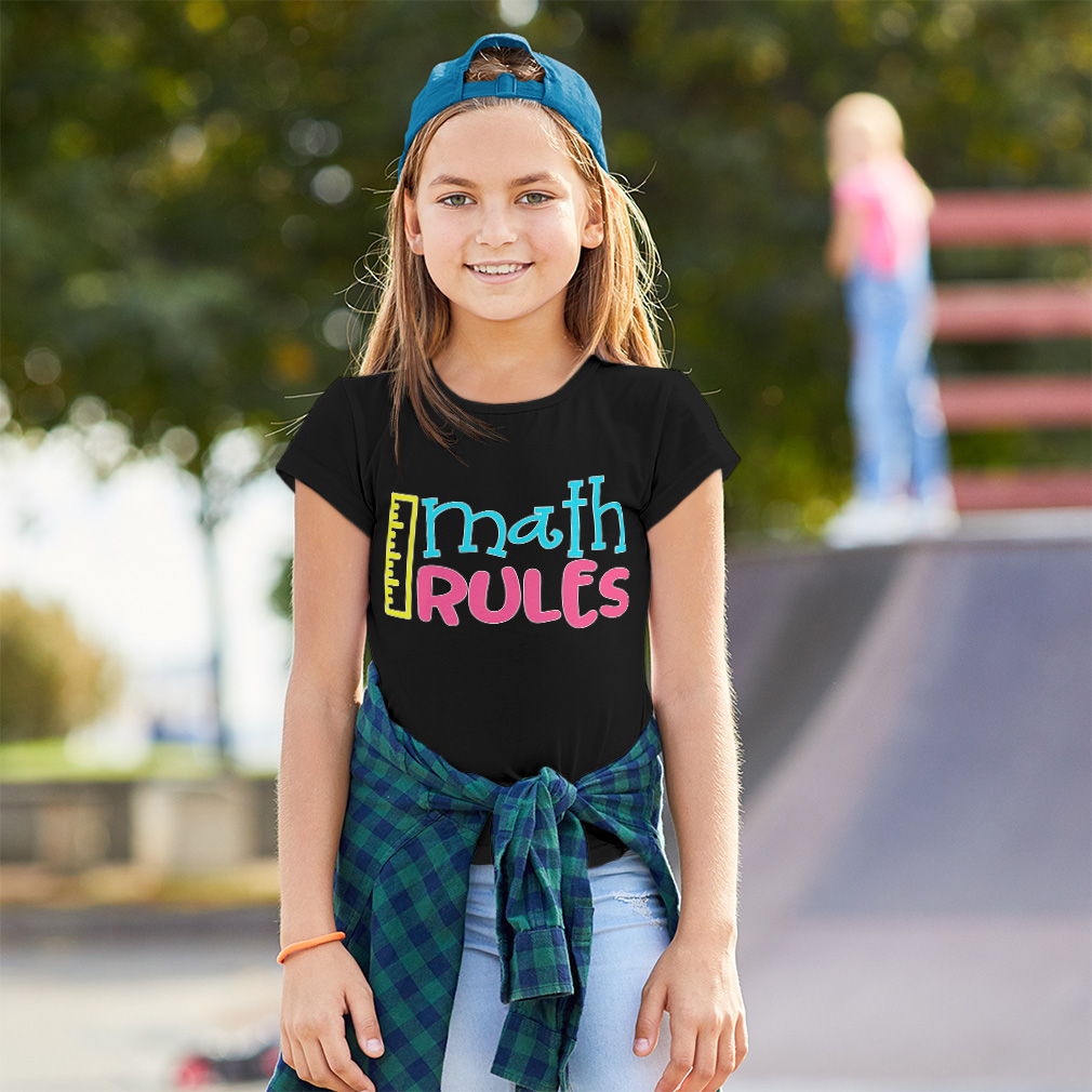 Toddler T-Shirt Math Rules Back to Class Boy & Girl Clothes Grade Baby Funny Tee - Picture 2 of 14