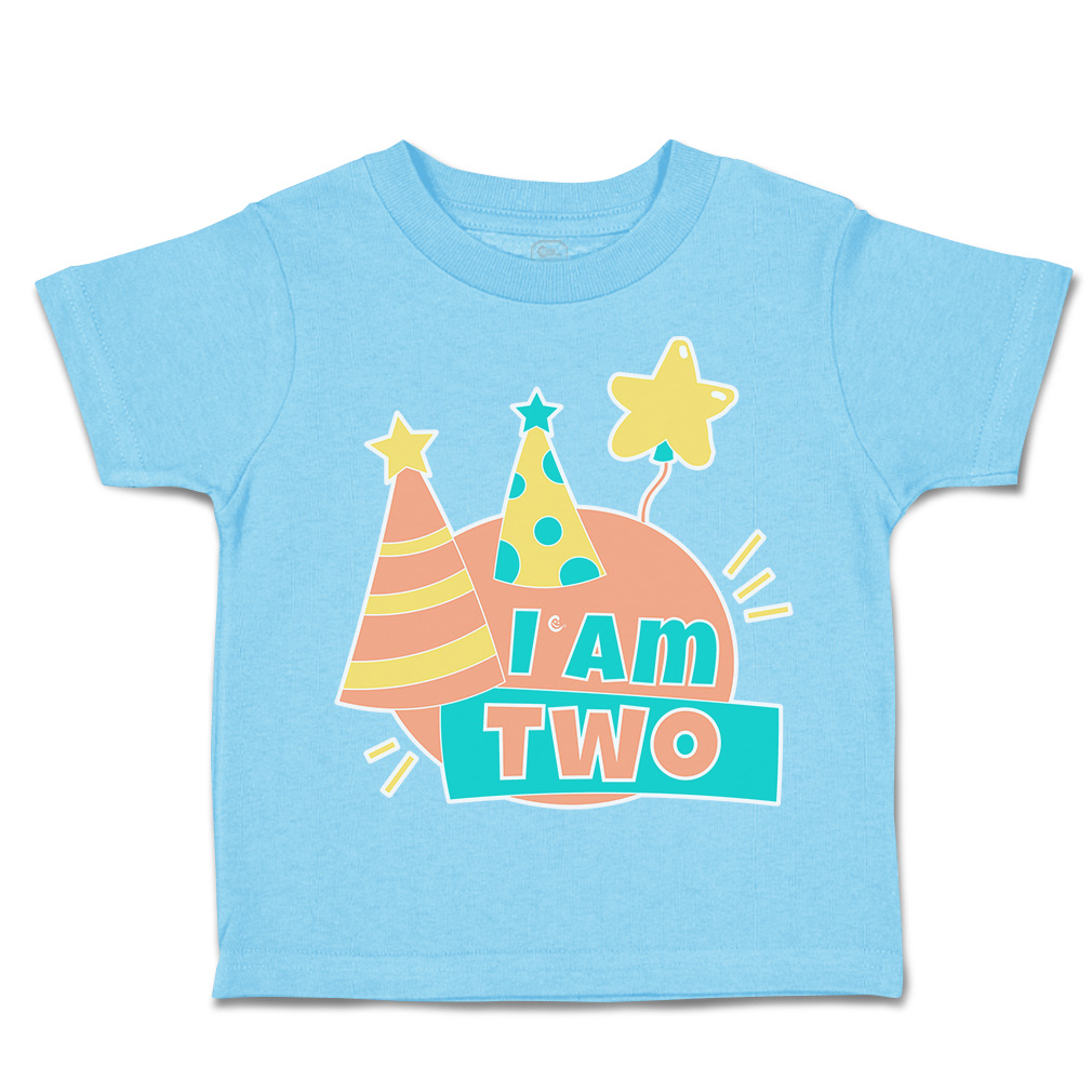 Toddler T-Shirt Birthday I Am 2 Cotton Balloon Boy & Girl Clothes Baby Funny Tee - Picture 15 of 18