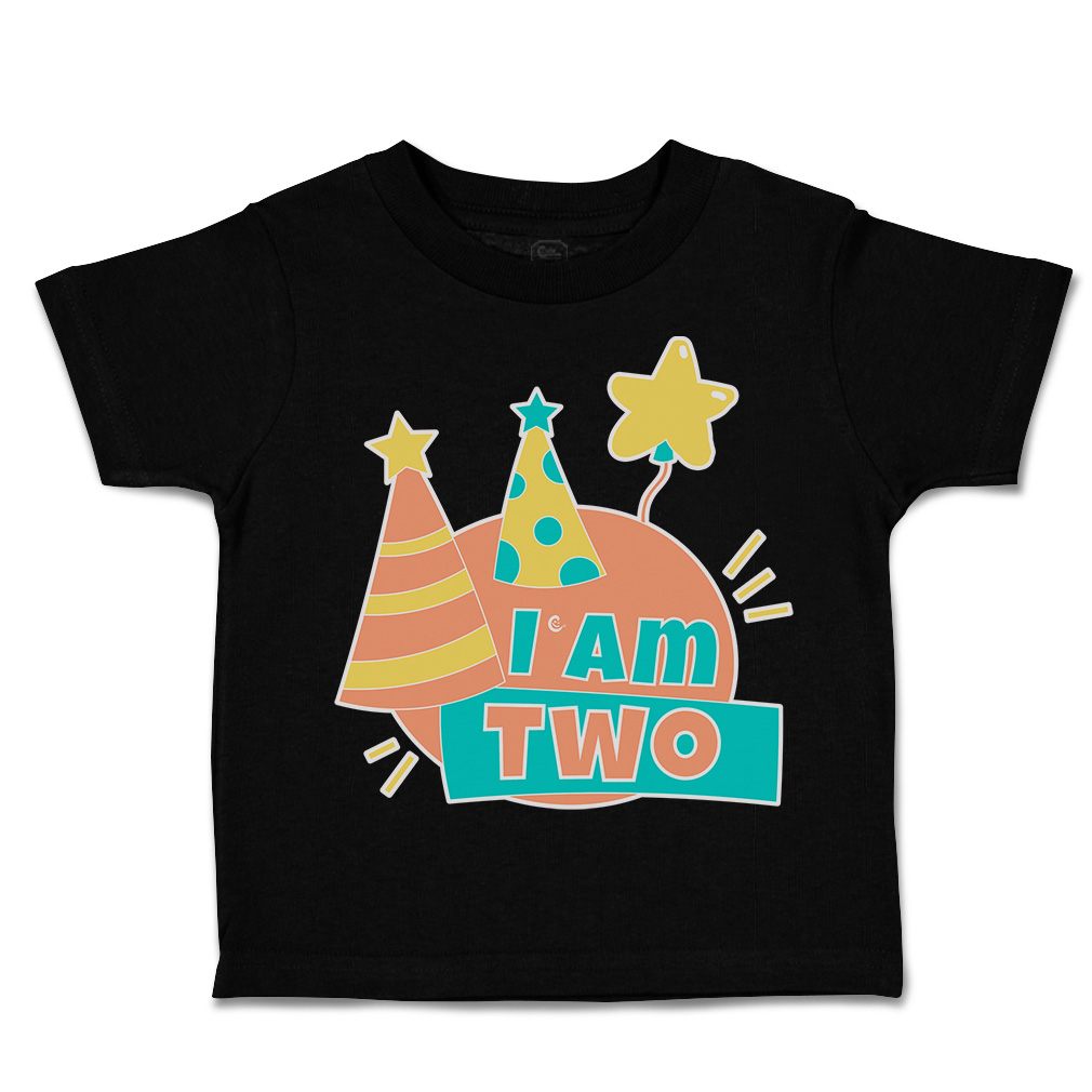 Toddler T-Shirt Birthday I Am 2 Cotton Balloon Boy & Girl Clothes Baby Funny Tee - Picture 8 of 18
