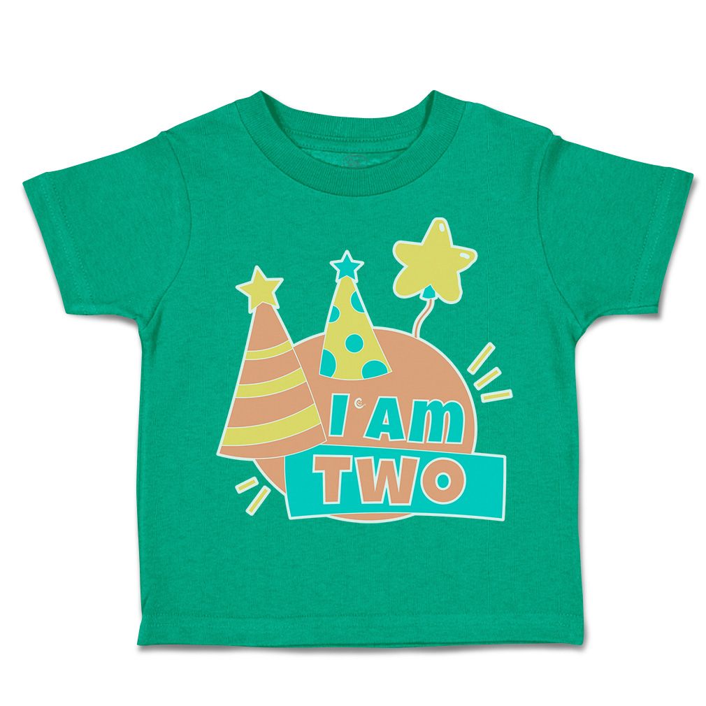 Toddler T-Shirt Birthday I Am 2 Cotton Balloon Boy & Girl Clothes Baby Funny Tee - Picture 9 of 18