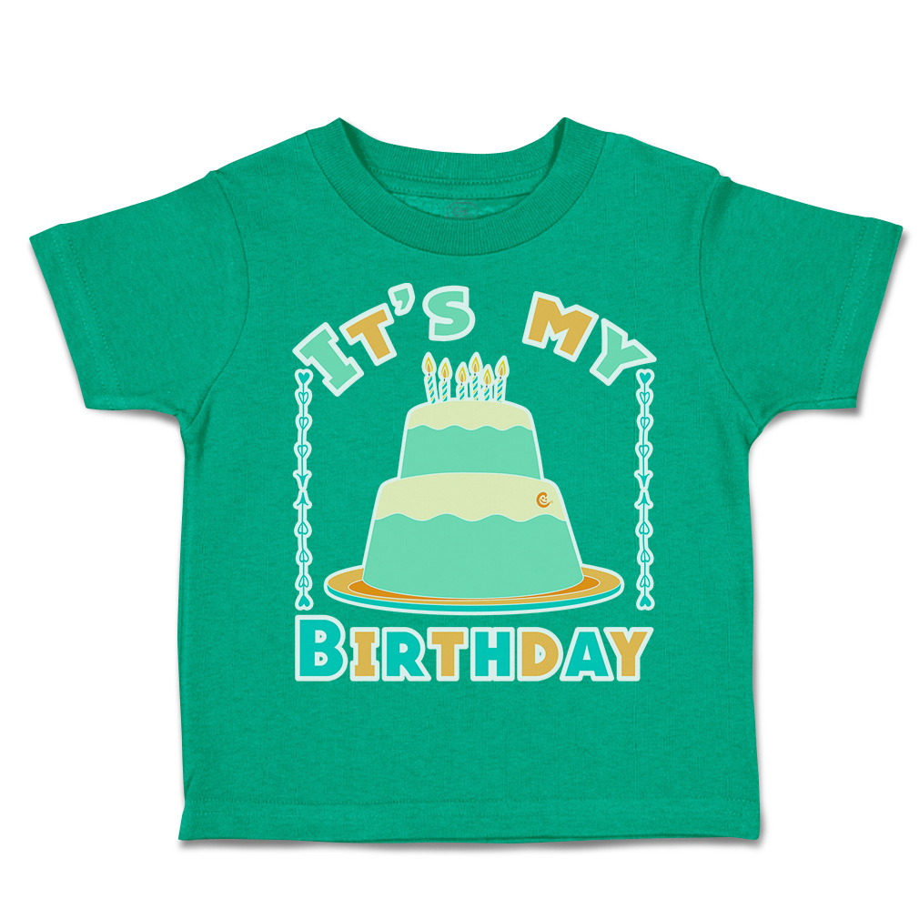 Toddler T-Shirt It's My Birthday Style A Cotton Happiness Boy & Girl Clothes - Picture 9 of 18
