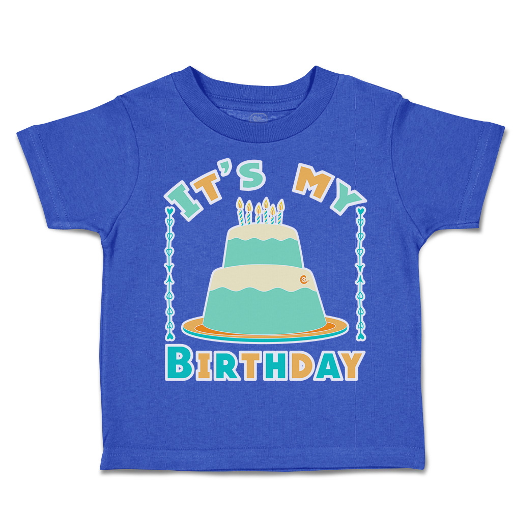 Toddler T-Shirt It's My Birthday Style A Cotton Happiness Boy & Girl Clothes - Picture 13 of 18