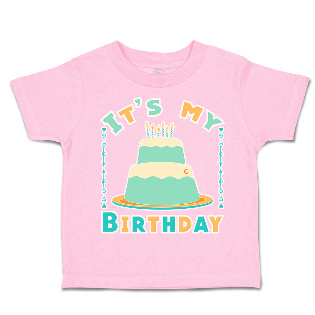 Toddler T-Shirt It's My Birthday Style A Cotton Happiness Boy & Girl Clothes - Picture 18 of 18