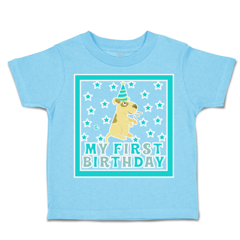 Toddler T-Shirt My First Birthday Cotton Hat Boy & Girl Clothes Baby Funny Tee - Picture 15 of 18
