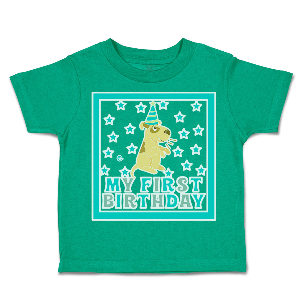 Toddler T-Shirt My First Birthday Cotton Hat Boy & Girl Clothes Baby Funny Tee - Picture 9 of 18
